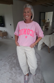 ICONIC sweatshirt baby pink