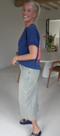 LE SOLEIL cotton T-shirt navy