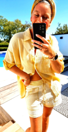 ALBA soft tetra shirt washed yellow