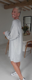 ARIEL sweatshirt dress grey