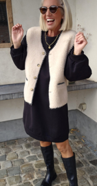 DJOELI sweatshirt fleece dress black