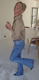 LOVELY cotton shirt camel