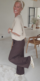 JITSE short-sleeved sweatshirt beige
