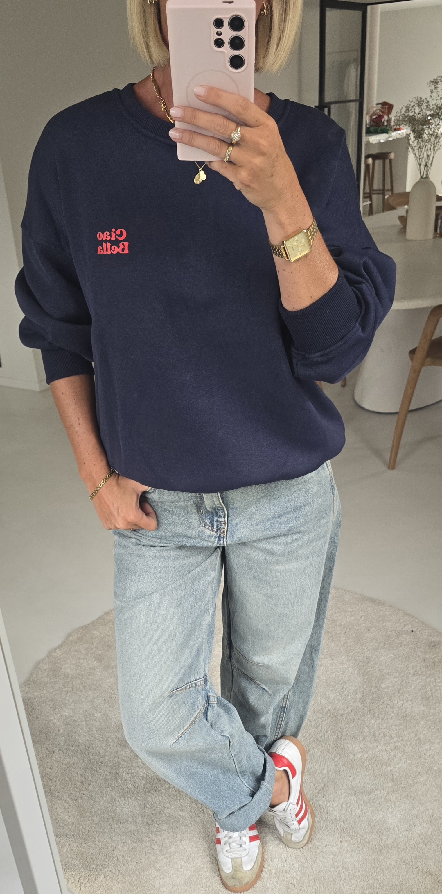 CIAO BELLA sweatshirt navy