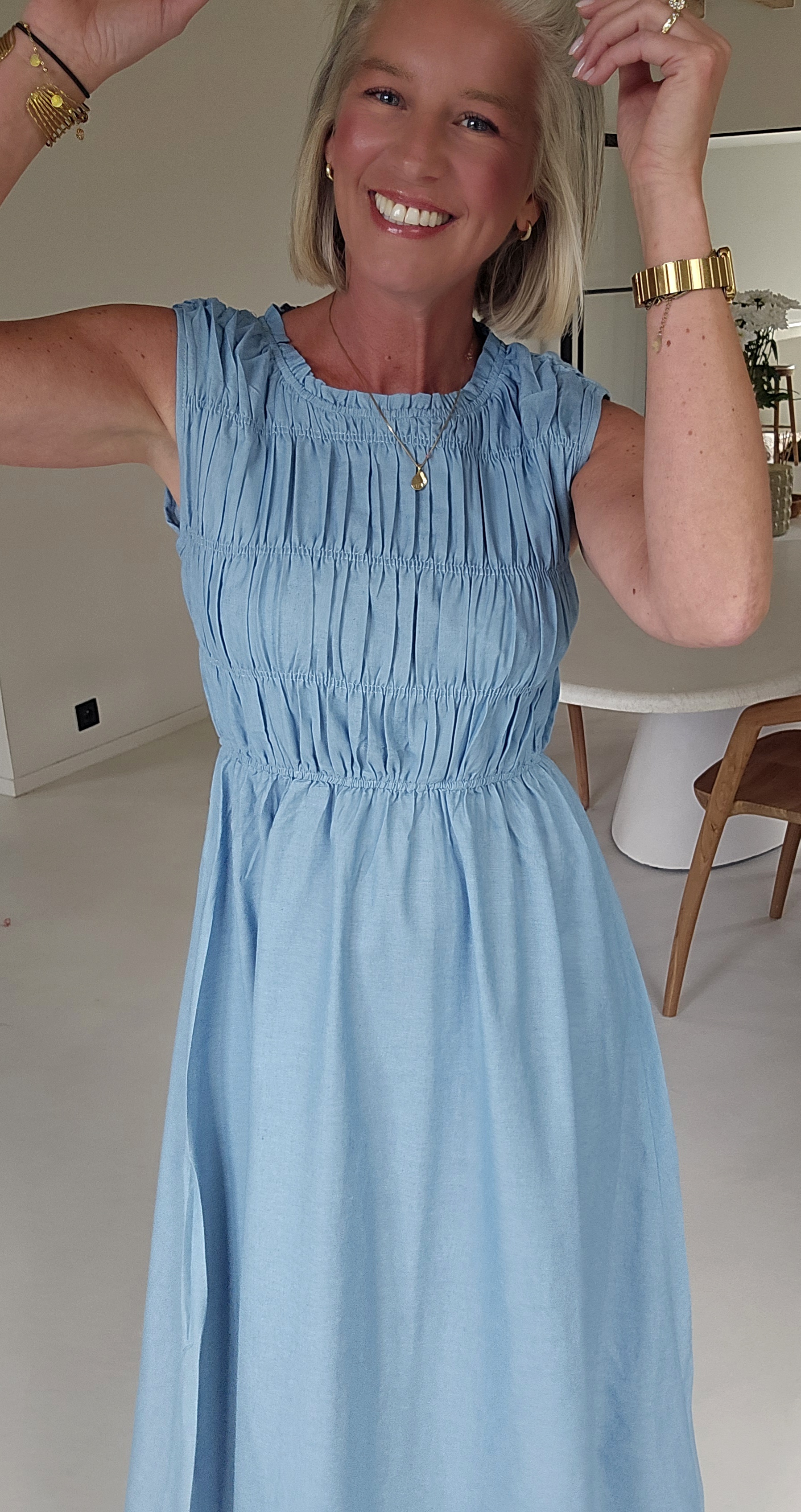 MARINI maxi jeans dress