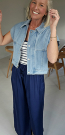 SANDIE short-sleeved jeans jacket soft blue