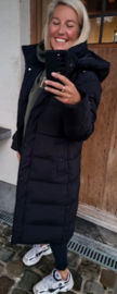 TRIX maxi winter puffer coat black