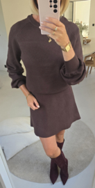 FENNA knit set chocolat