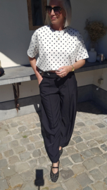 ANNIC barrel pants black