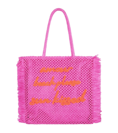 SUNKISSED beach bag fuschia