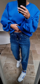 BABET loose jogger jeans blue
