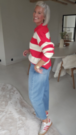 CANDY RUGBY knit red