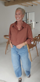 AMY cotton shirt camel