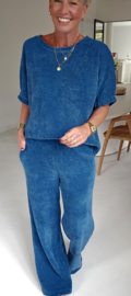 MANDI velvet set petrol