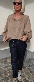 DOLLIE oversized blouse camel