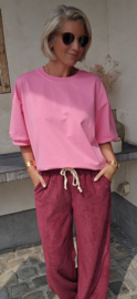 BREE cotton sweathirt candy pink