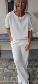 MANDI velvet set white