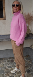 CHARI turleneck knit pink