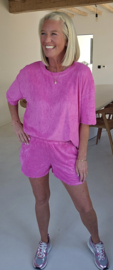 DANA terry T-shirt fuschia