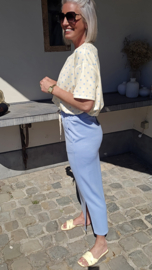 BREEZY DOTS top yellow