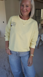 ESPRESSO MARTINI sweatshirt yellow
