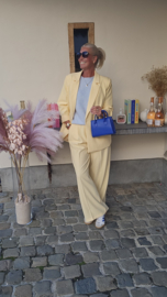 SUNLIT tailored pants soft yellow