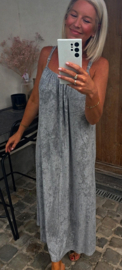 DODI maxi terry dress grey