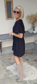 CHALIZE viscose dress black