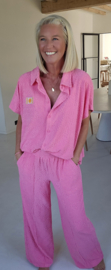 SAMI terry set pink