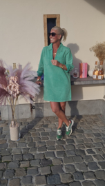 THE PERFECT JEANS 2 longsleeve dress bright green
