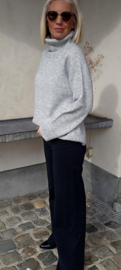 SNUGGLE loose turtleneck knit softer grey