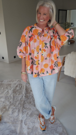 BLOOM ESCAPE blouse citrus crush