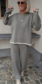 AURORA knit set soft khaki
