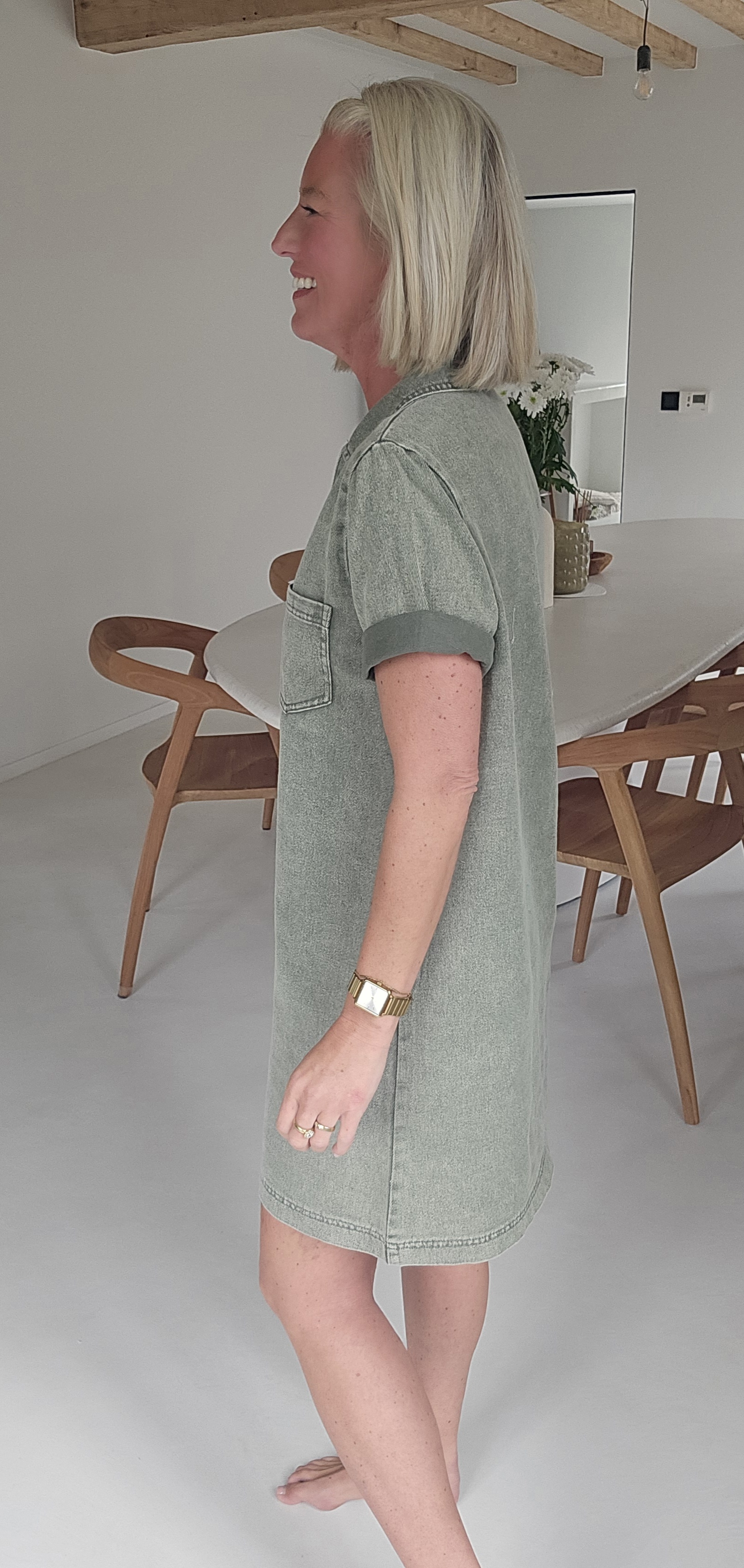 THE PERFECT JEANS 2 dress khaki