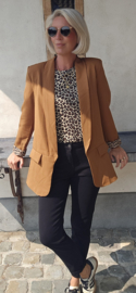 BASIC LEO blazer camel