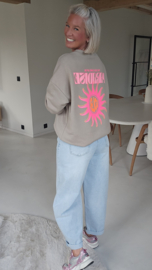 PARADISE GLOW sweatshirt taupe
