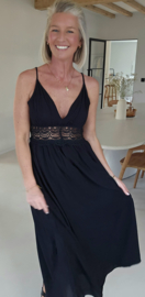VANDA maxi dress black