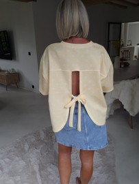 COREEN dots tee yellow