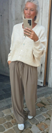RUBY loose pants taupe