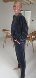 VERO soft velvet jogger set anthracite
