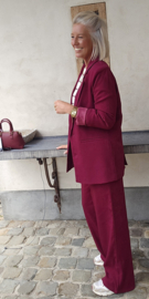 MARLY suit pants burgundy