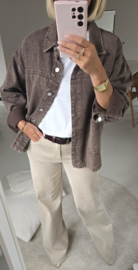 TILIE wide leg jeans beige tall line