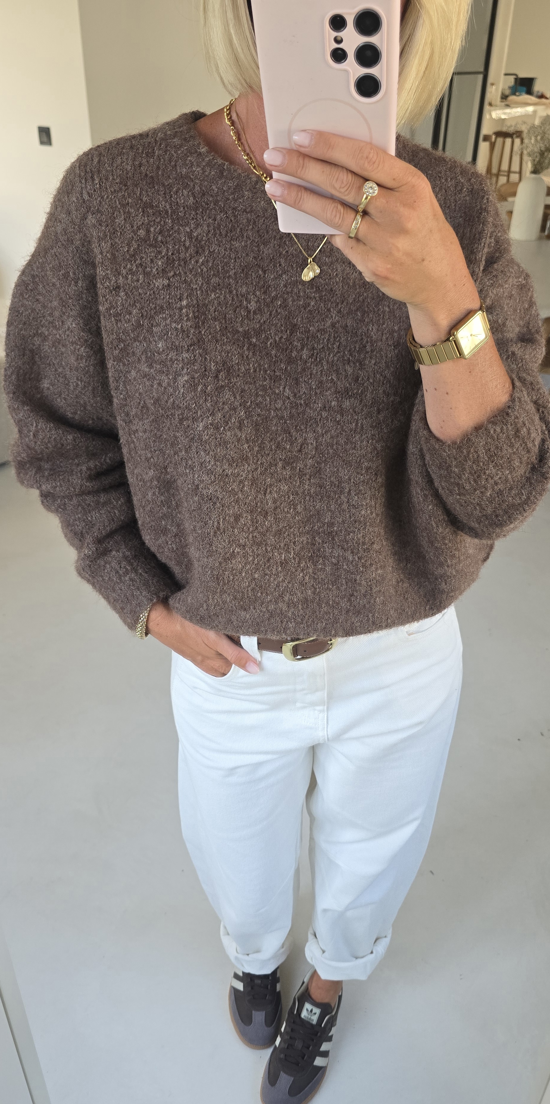 BEZIERS soft knit hazelnut