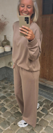 MAYBRITT jogger set taupe