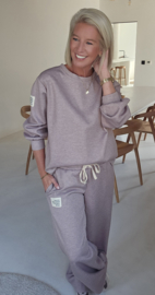 ANDIE jogger set taupe
