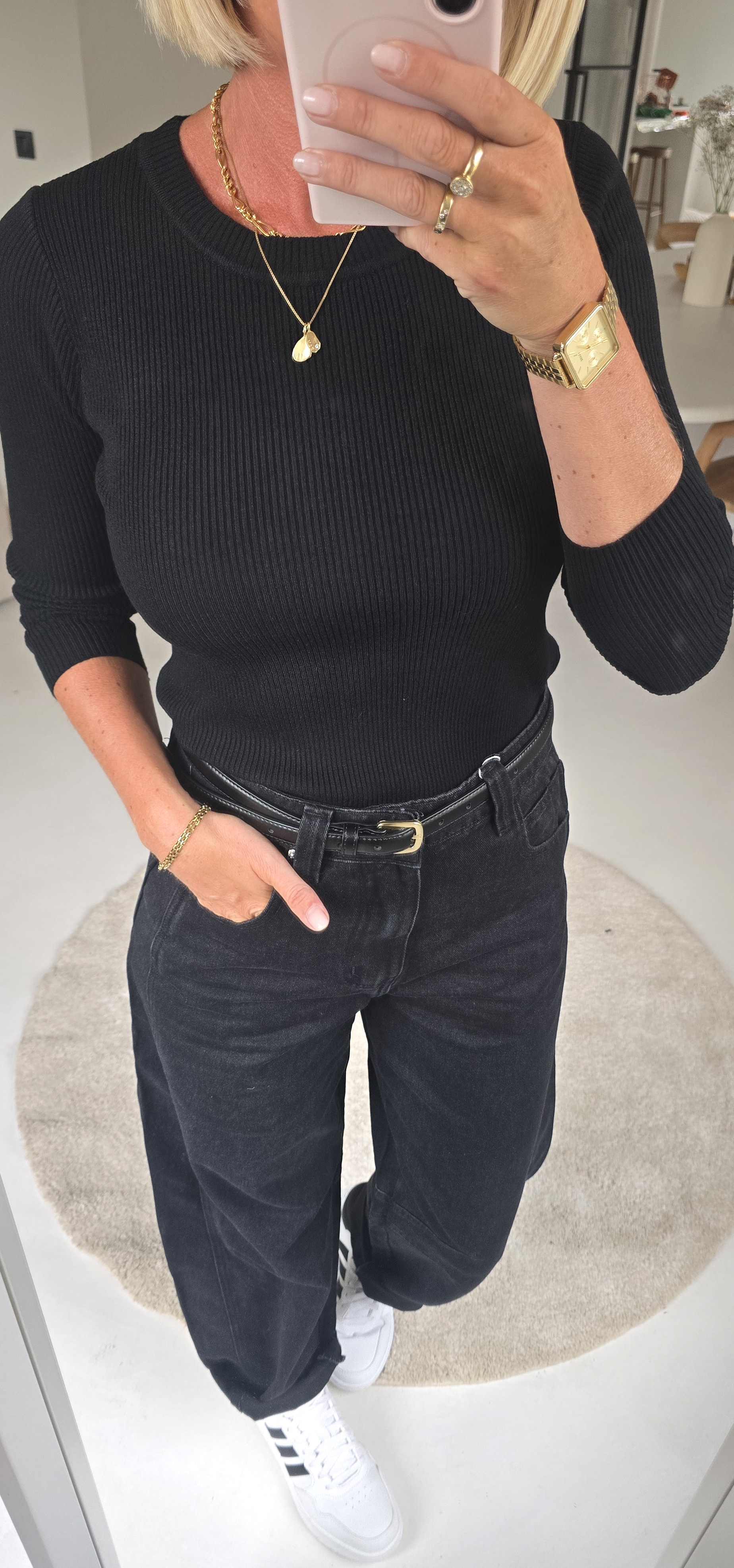 MILIA basic knit black