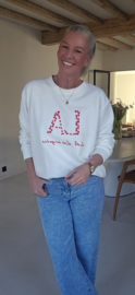 LA sweatshirt white