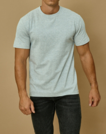 BASIC cotton tee melee grey