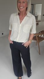 MEREDITH wide leg jeans black