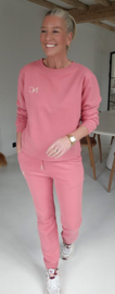 LOENA 2 jogger set old pink